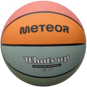 Piłka koszykowa Meteor What's Up niebiesko-pomarańczowa 16795